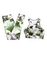 Women Color Print Yoga Set